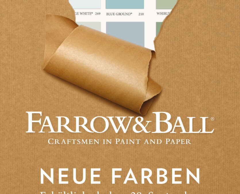 Neue Farben und Lacke von Farrow & Ball
